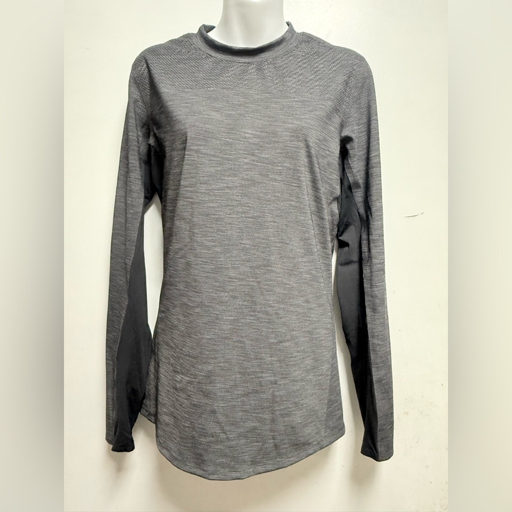 lululemon athletica Men's Heathered Gray Long Sleeve Tee Size M